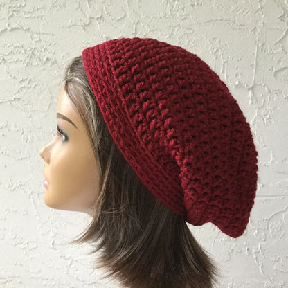 Classic Slouchy Beanie Crochet Pattern – Easy & Stylish! 🧶✨