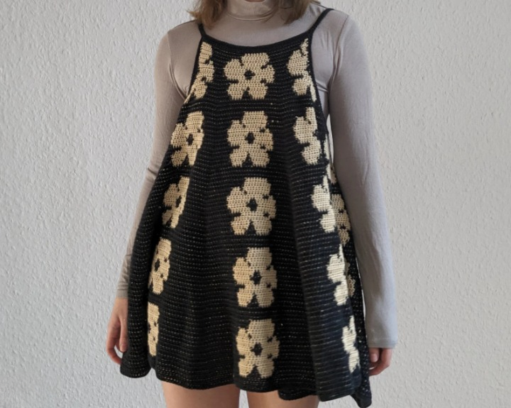 Astrid Crochet Dress Pattern – All Sizes
