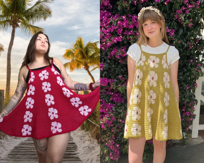 Astrid Crochet Dress Pattern – All Sizes
