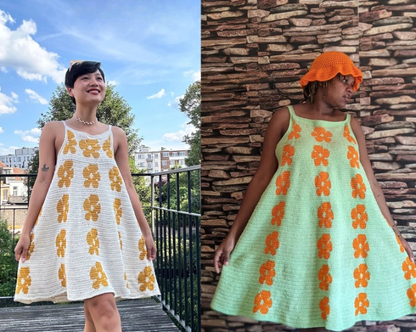 Astrid Crochet Dress Pattern – All Sizes