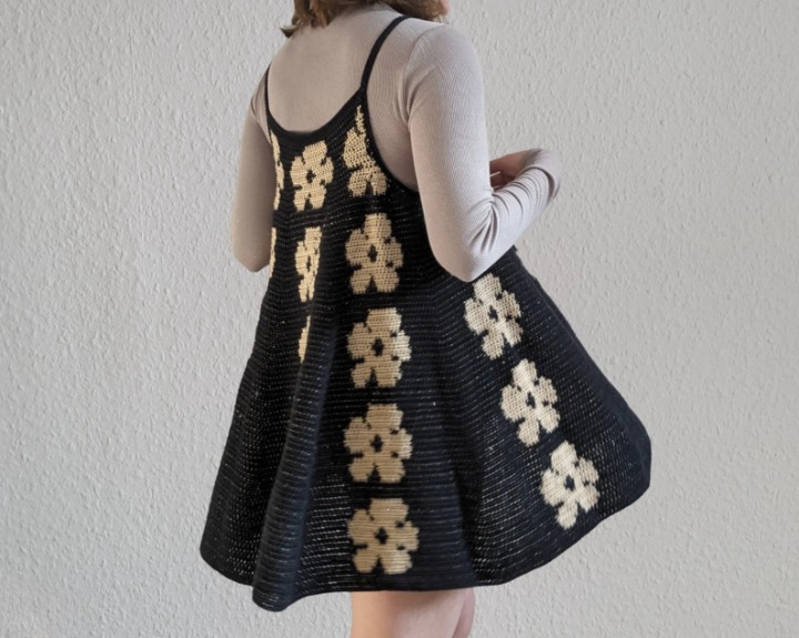 Astrid Crochet Dress Pattern – All Sizes